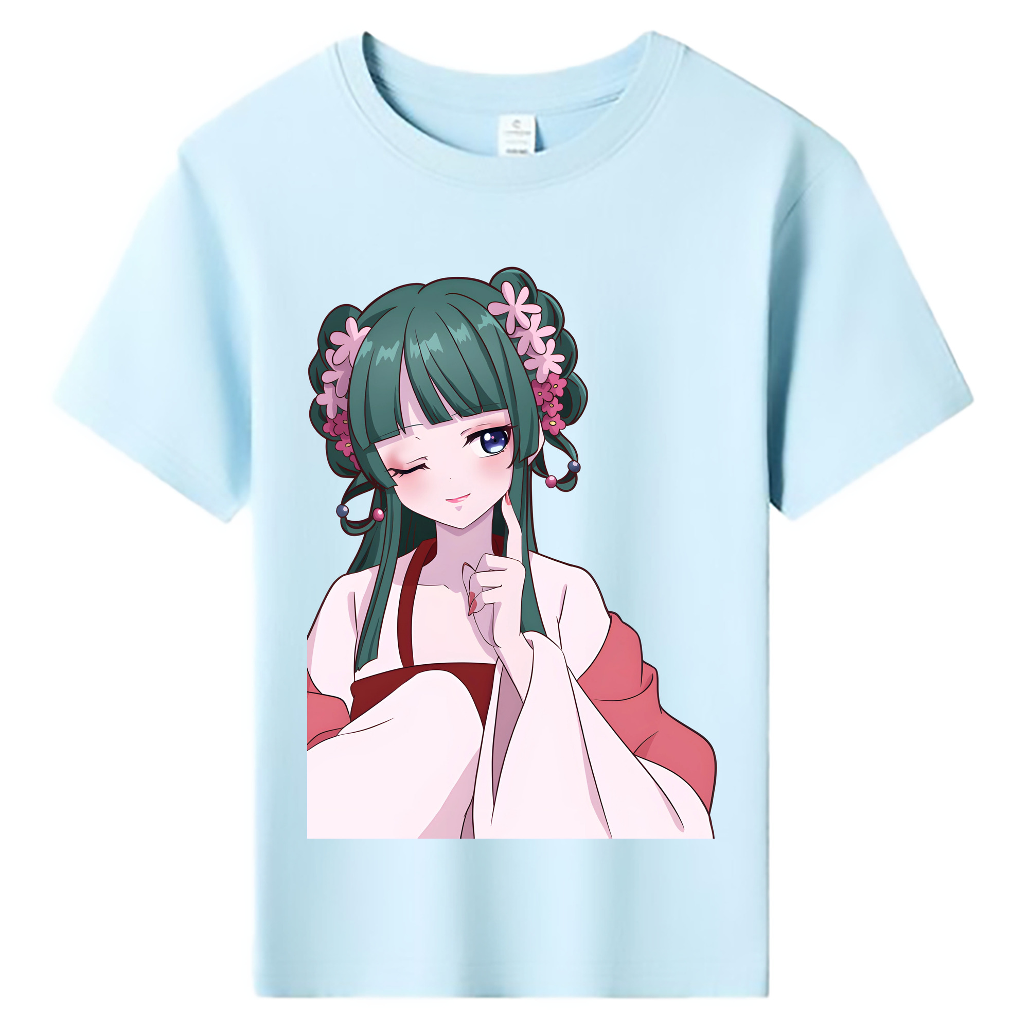 （画像用） 薬屋のひとりごと The Apothecary Diaries 綿100％キッズTシャツ（フロントプリント）
